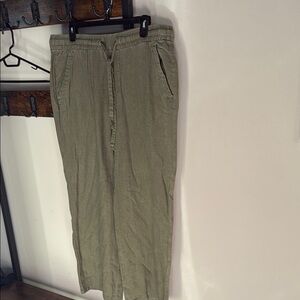 Old Navy Green Chino Pants Relaxed Fit